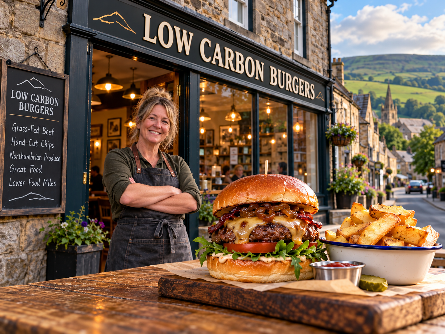 Proposed burgers business in a Northumberland village