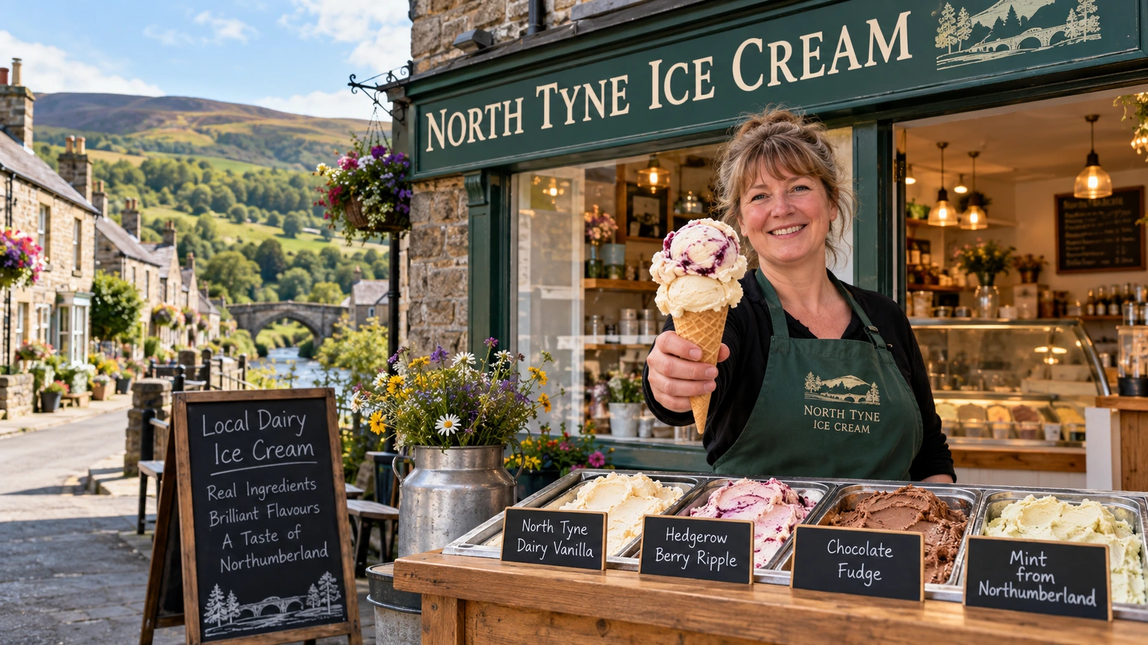 Proposed icecream business in a Northumberland village