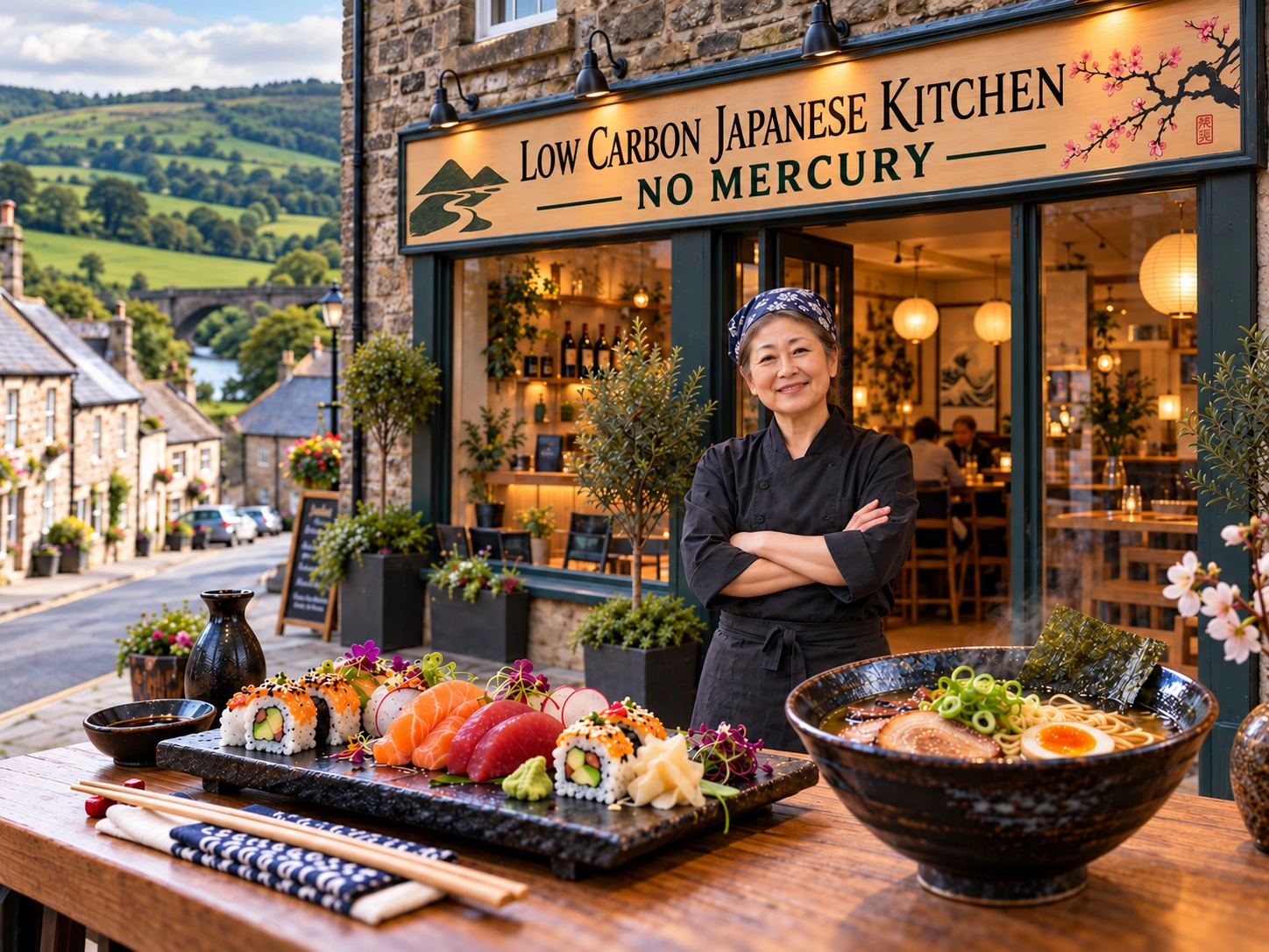 Proposed japanese business in a Northumberland village